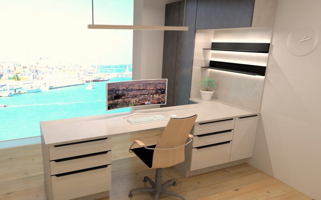 Office design installation on the isle of wight