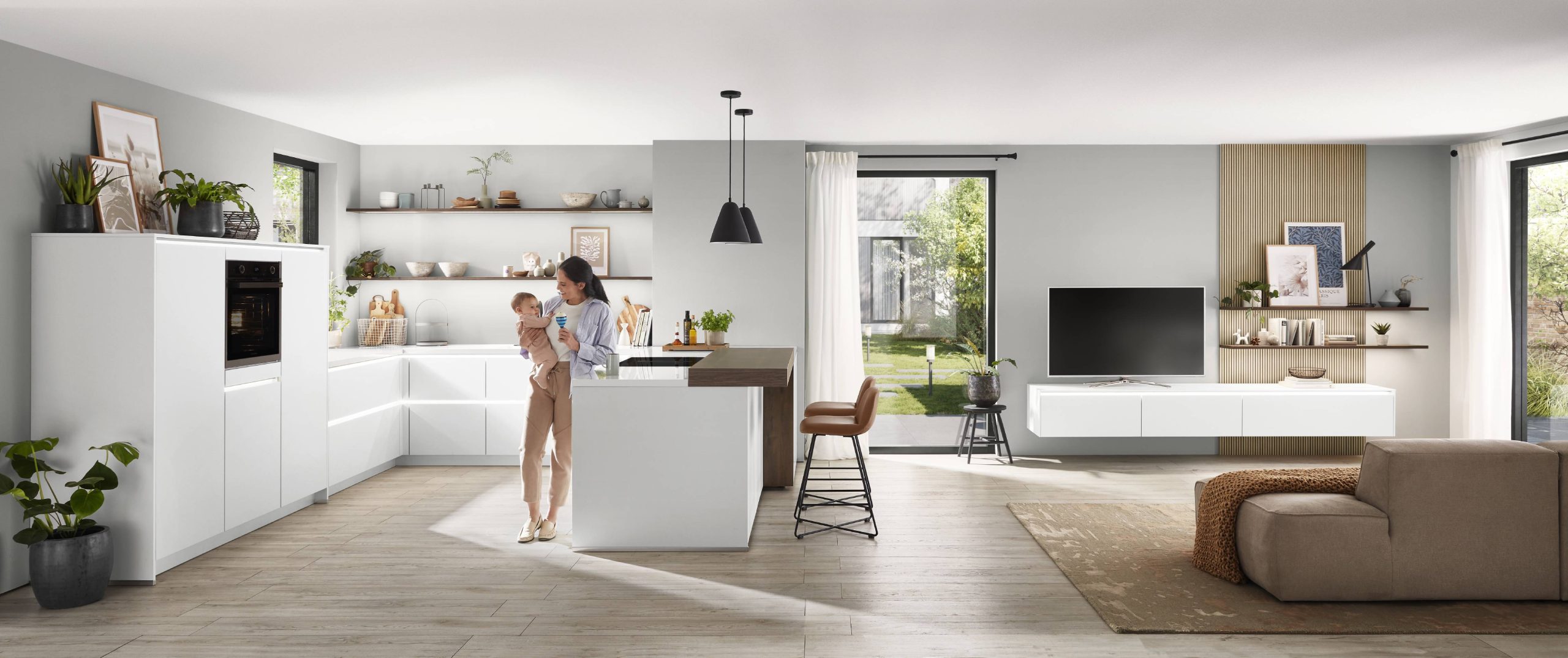Bespoke kitchen designed by Linear Kitchen Design, Isle of Wight